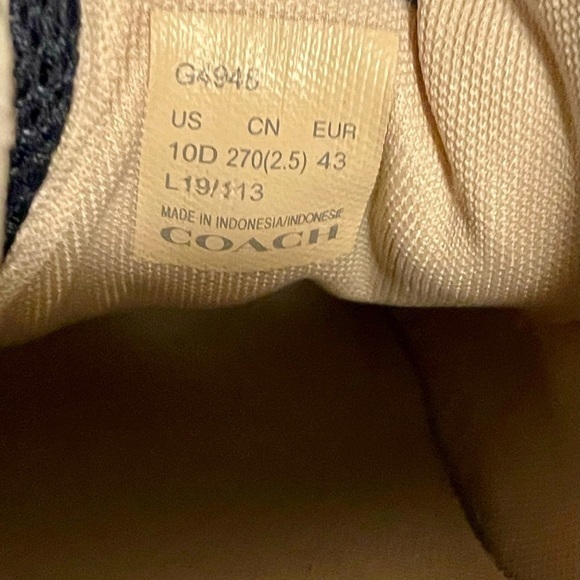 CLIP LOW TOP SNEAKER IN COLORBLOCK (COACH G4948) ADMIRAL BRIGHT BLUE - Picture 6 of 6